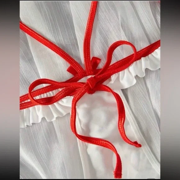 Sexy Naughty Nurse Lingerie (m) New - Picture 7 of 9